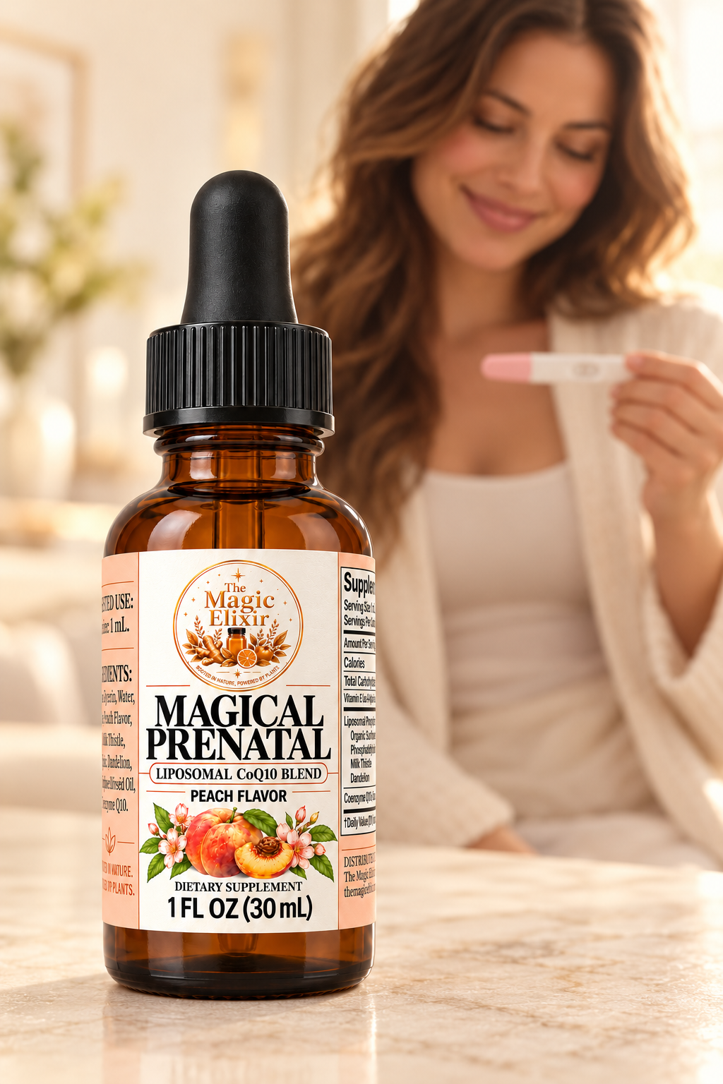 Organic Magical Prenatal Liquid Drops | Preconception + Antioxidant Support