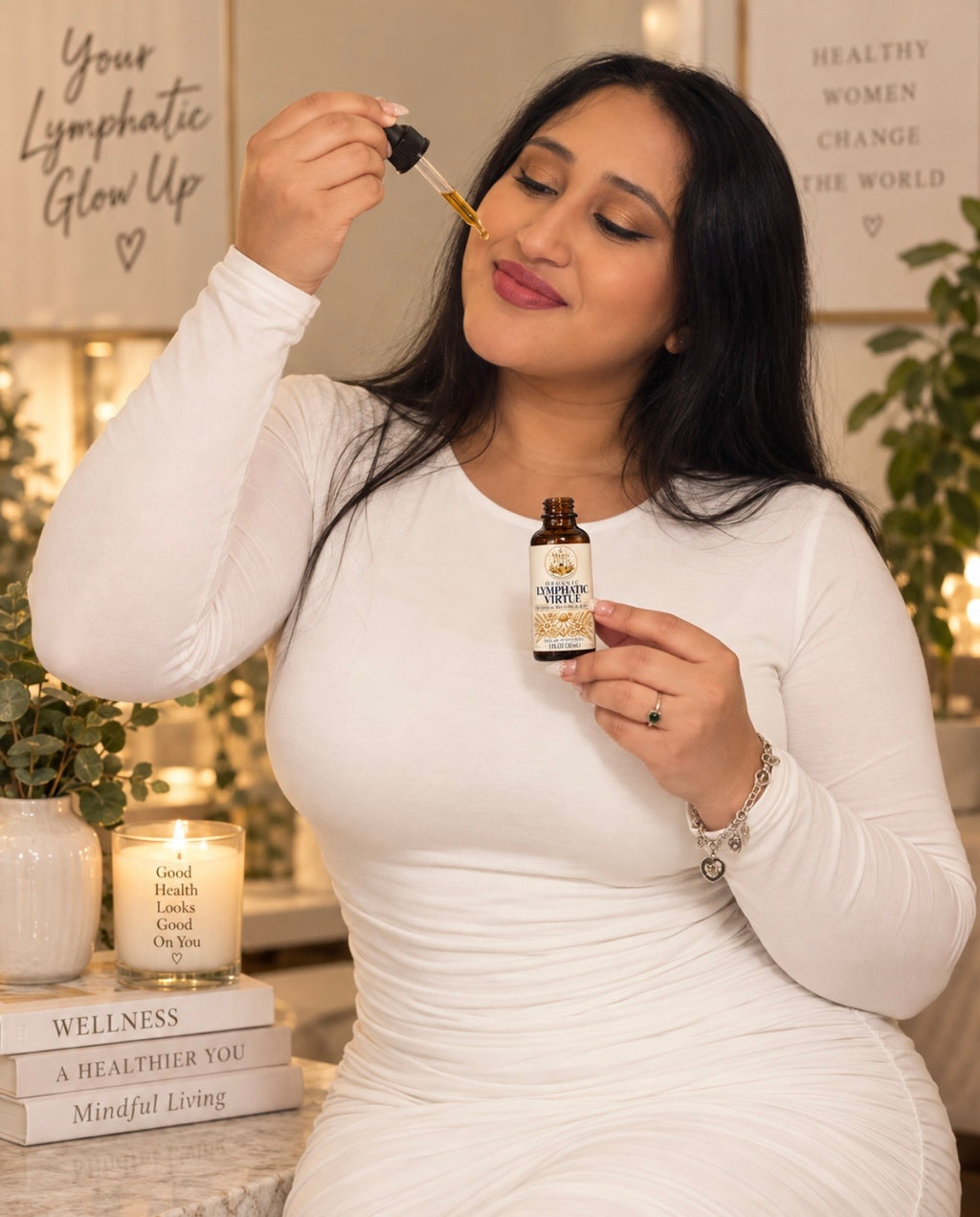 Organic Lymphatic Virtue Liquid Extract | Lymphatic + Fluid Balance Support