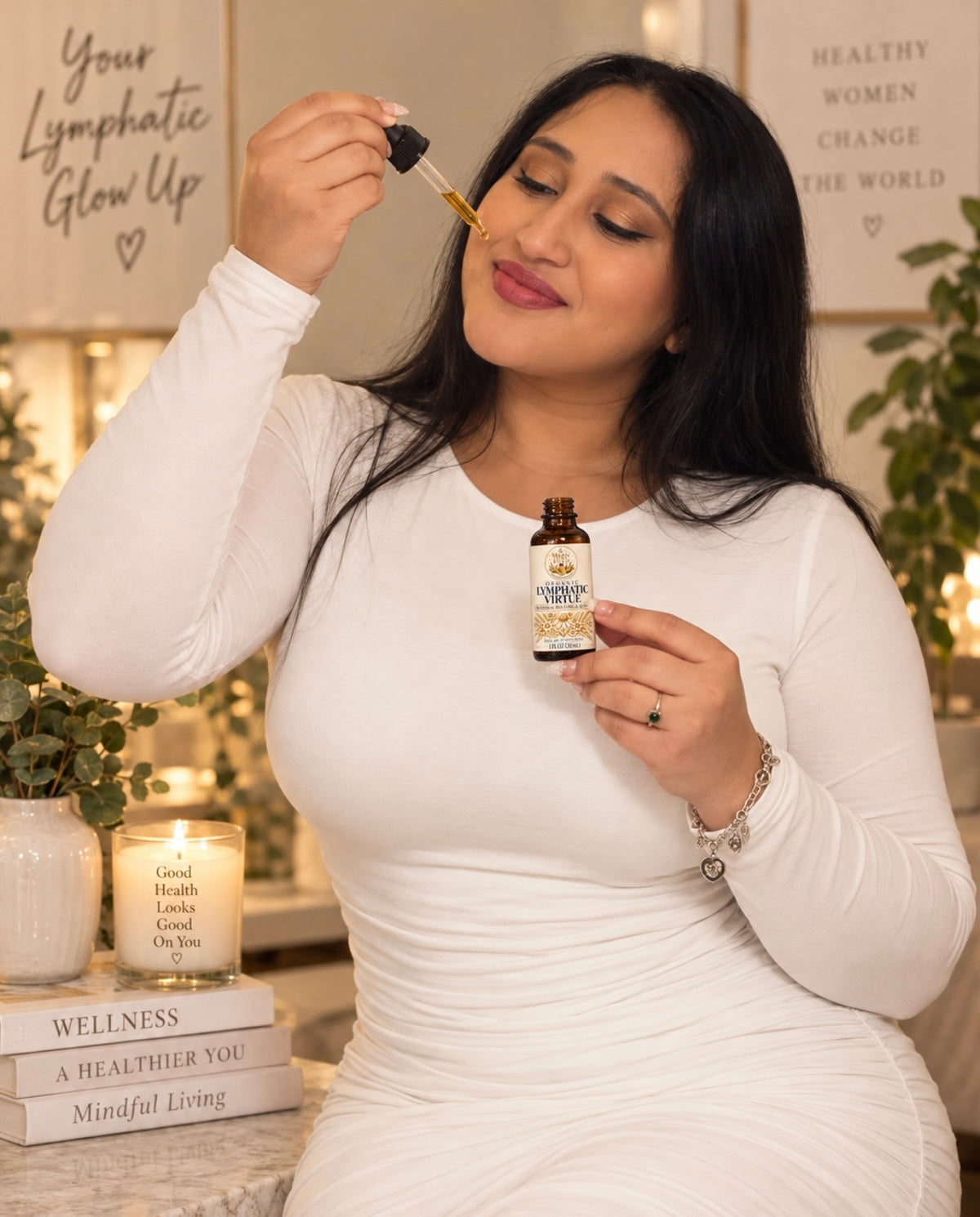 Organic Lymphatic Virtue Liquid Extract | Lymphatic + Fluid Balance Support