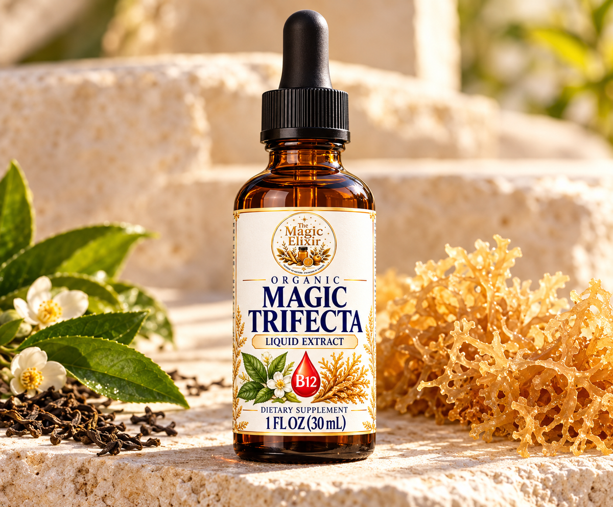 Organic Magic Trifecta Liquid Extract | Energy, Focus + Daily Wellness Support